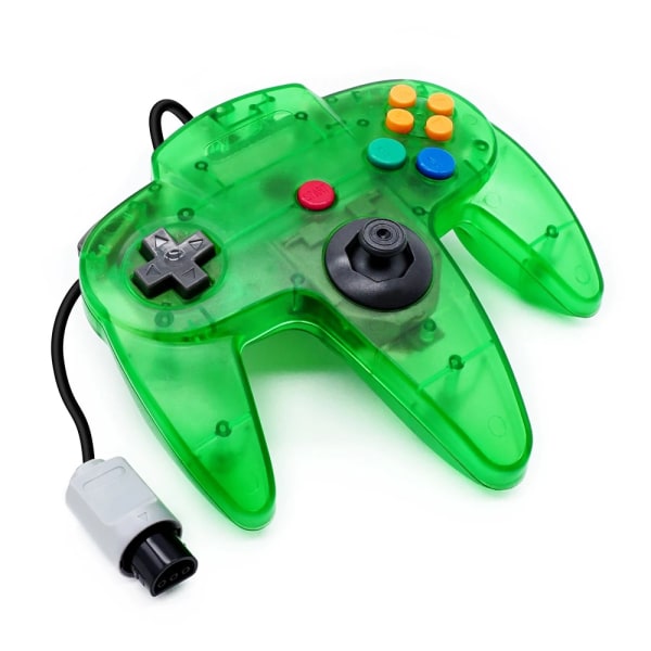 Handkontroll Nintendo 64 Transparent/Grön