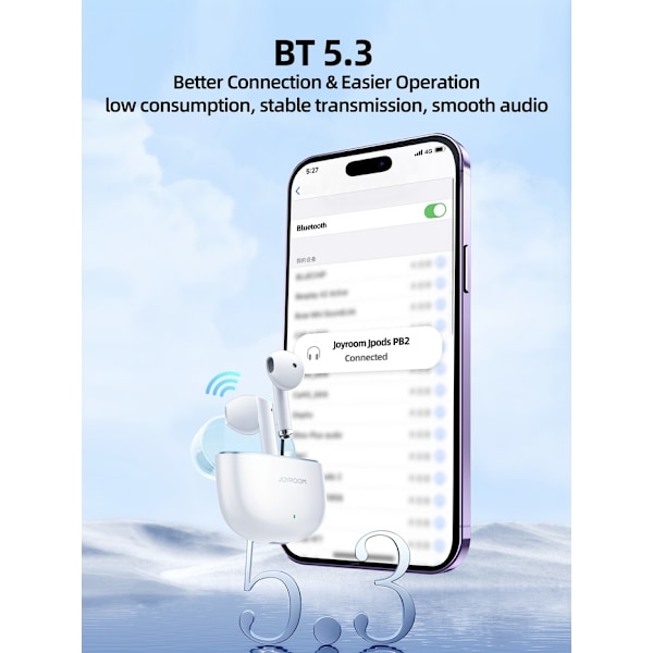 Joyroom Jpods Series TWS Trådlösa Hörlurar - Vit