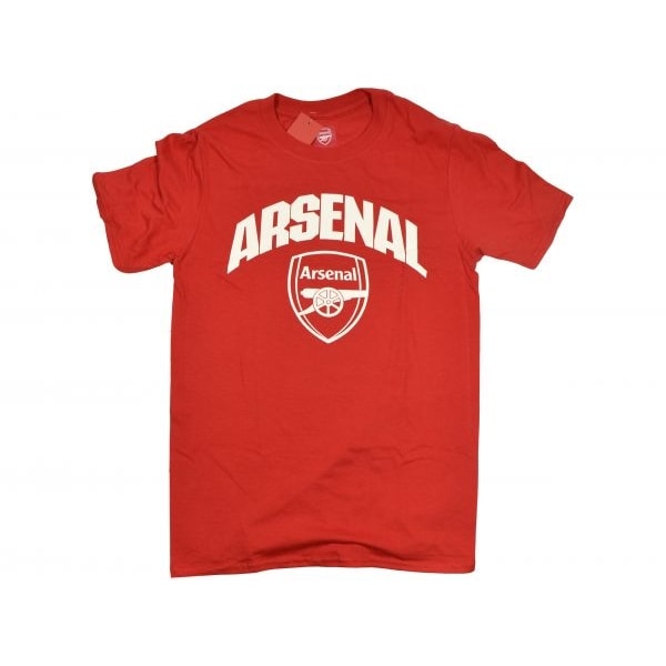 Arsenal Wordmark Crest T-shirt (Medium)