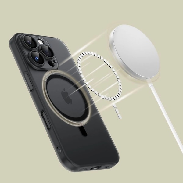 Tech-Protect MagSlim MagSafe Skal iPhone 16 Pro Max - Semi-Transparent
