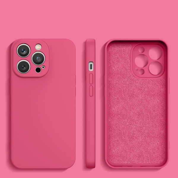 Silicone Case Skal iPhone 13 Pro Max - Rosa