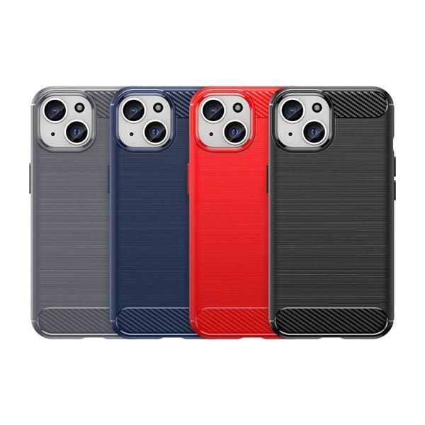 Carbon Case Skal iPhone 15 - Mörkblå