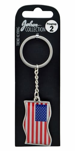 USA Flagga Nyckelring 2-pack