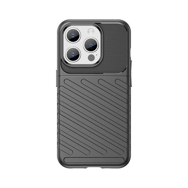 Armored iPhone 15 Pro Thunder Case - black