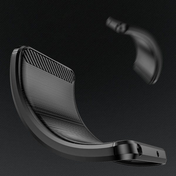 Carbon Case Flexibelt Skal Samsung Galaxy A54 - Svart