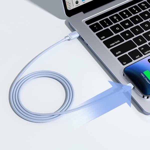 Joyroom USB Till Lightning Kabel 1.2m - Ljusblå (3-pack)