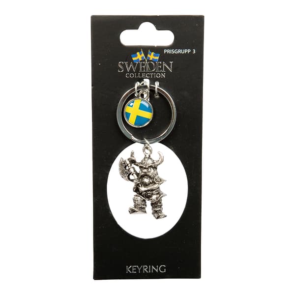 Viking med Yxa 3D Nyckelring 2-pack