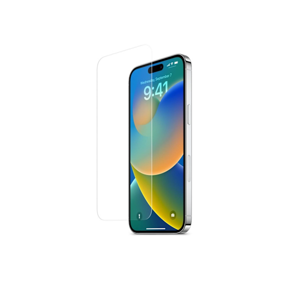 Härdat skyddsglas iPhone 15 Pro Max (2-pack)