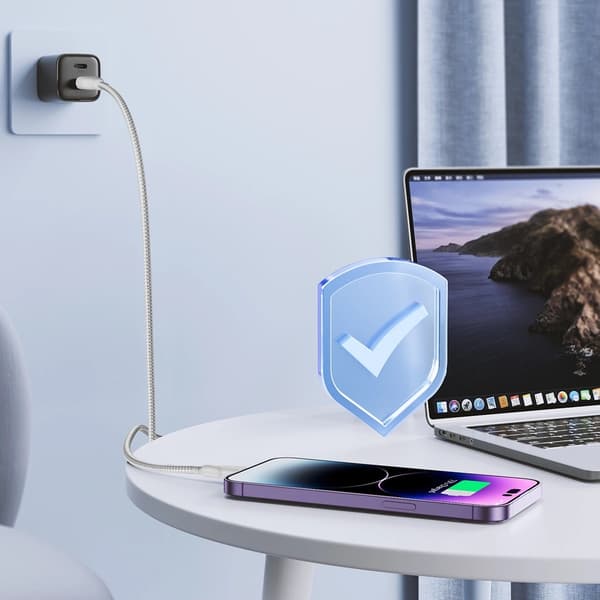 Joyroom USB Till Lightning Kabel 1m - Vit (2-pack)