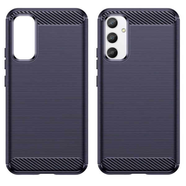 Carbon Case Flexibelt Skal Samsung Galaxy A54 - Mörkblå
