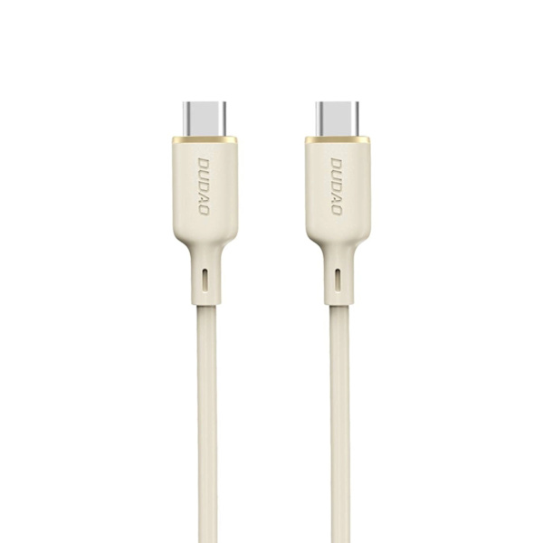 Dudao USB-C - USB-C laddkabel 100W 1m - Beige