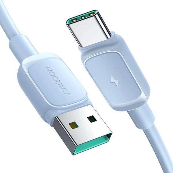 Joyroom USB Till USB C Kabel 1.2m - Ljusblå (3-pack)