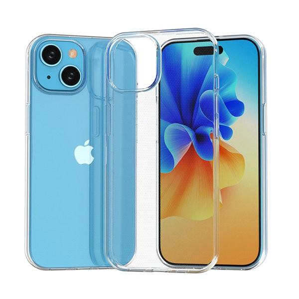 iPhone 15 case from the Ultra Clear series in transparent color