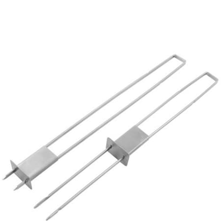 Grillspett med avputtare 4-pack
