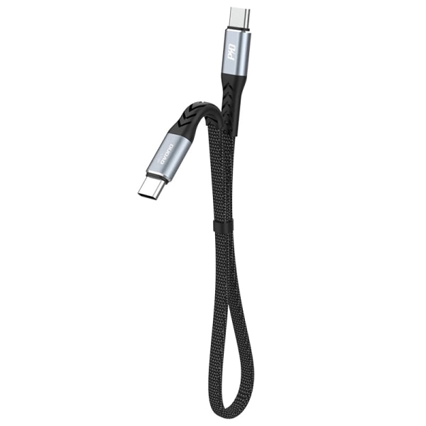 Dudao L10C USB-C - USB-C PD Kabel 100W 5A 0.23m - Svart