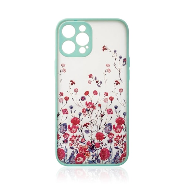 Design Case Skal med Ram iPhone 12 Pro - Turkos