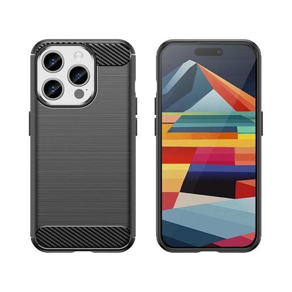 Carbon Case Skal iPhone 15 Pro - Svart