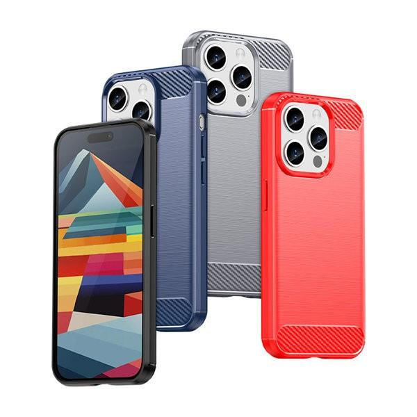 Carbon Case Skal iPhone 15 Pro - Svart