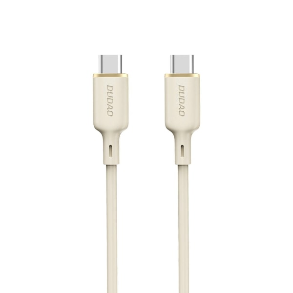 Dudao L7SCC USB-C - USB-C Kabel 100W 2m - Beige