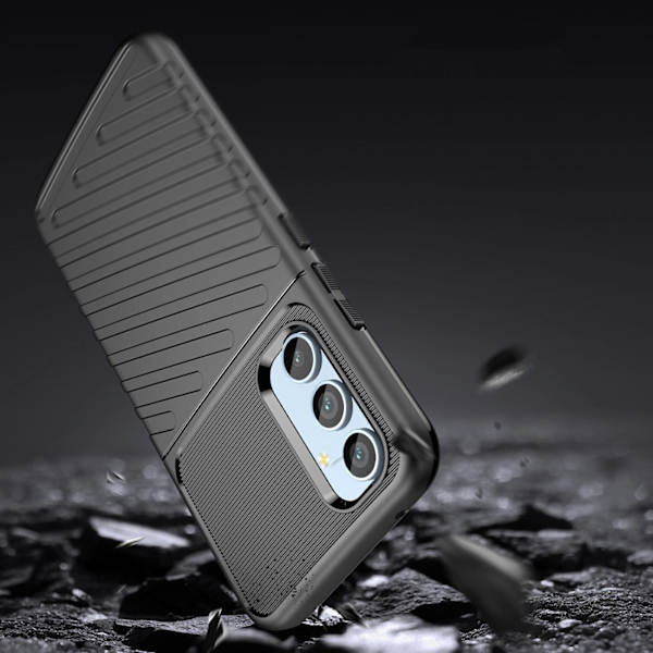 Thunder Case Flexibelt Pansarskal Samsung Galaxy A54 - Svart