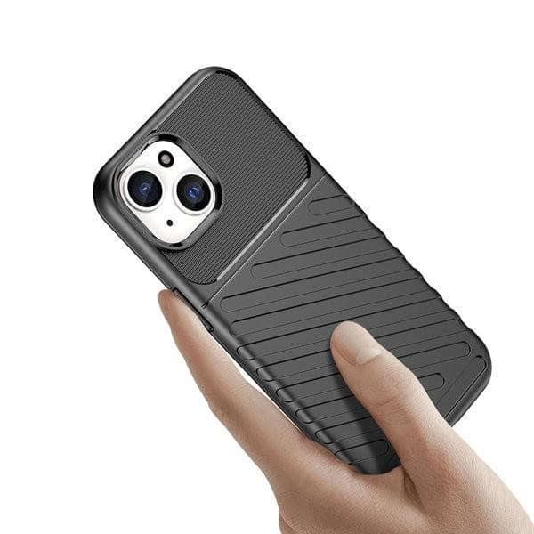 Thunder Case Pansarskal iPhone 15 - Svart