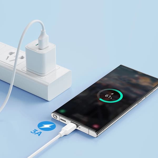 Joyroom USB Till USB C Kabel 1m - Vit