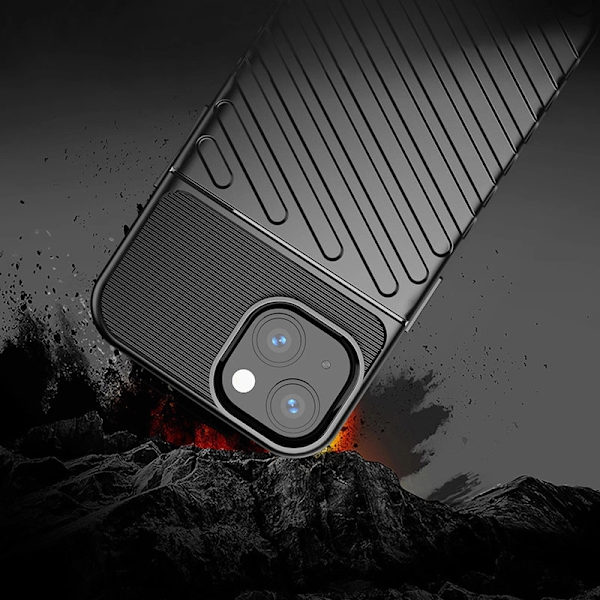 Thunder Case Pansarskal iPhone 13 - Grön
