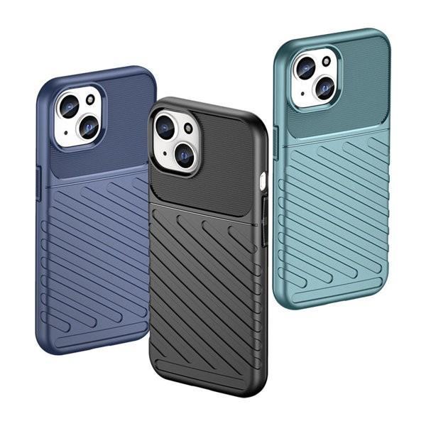 Thunder Case Pansarskal iPhone 15 - Blå