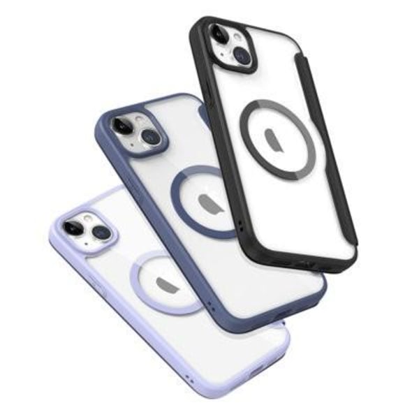 Dux Ducis Skin X Pro Magnetic Flip MagSafe Case iPhone 15 - Purp