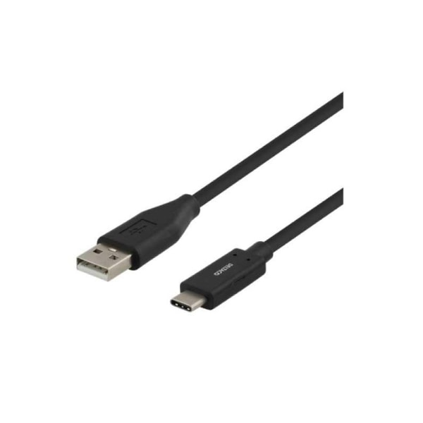 Deltaco Laddkabel USB-C 1m