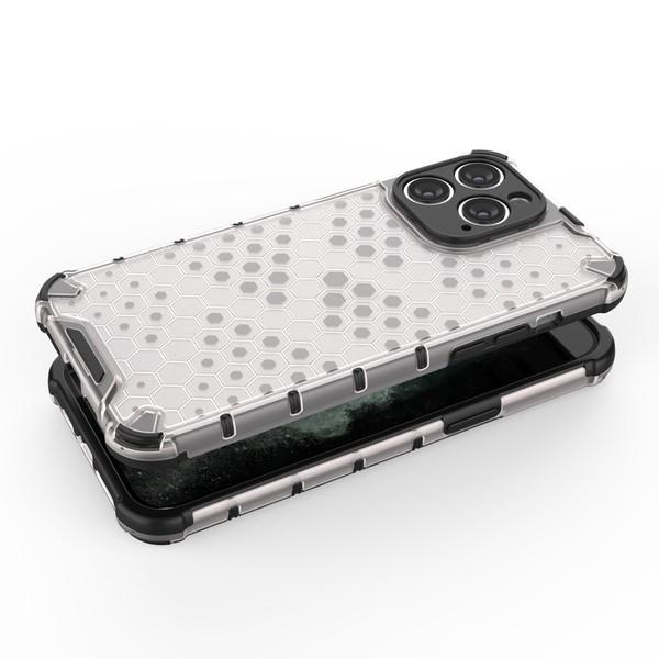 Honeycomb case for iPhone 14 Pro Max armored hybrid cover black