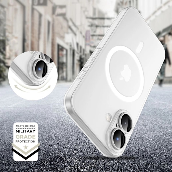 Tech-Protect MagSlim MagSafe Skal iPhone 16 - Vit