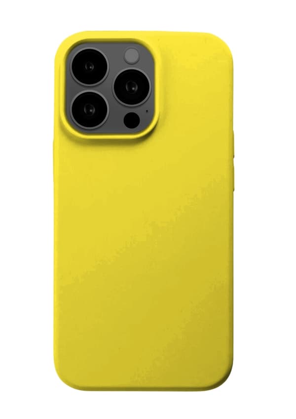 Silikonskal till iPhone 14 Gul