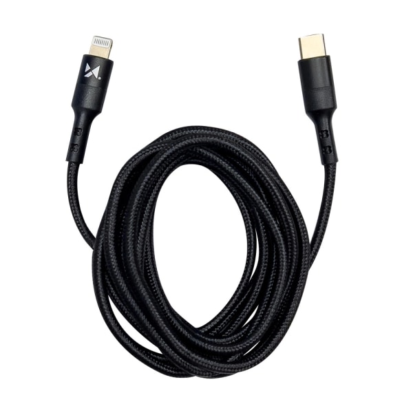 Wozinsky USB C Till Lightning Kabel 2m - Svart (3-pack)