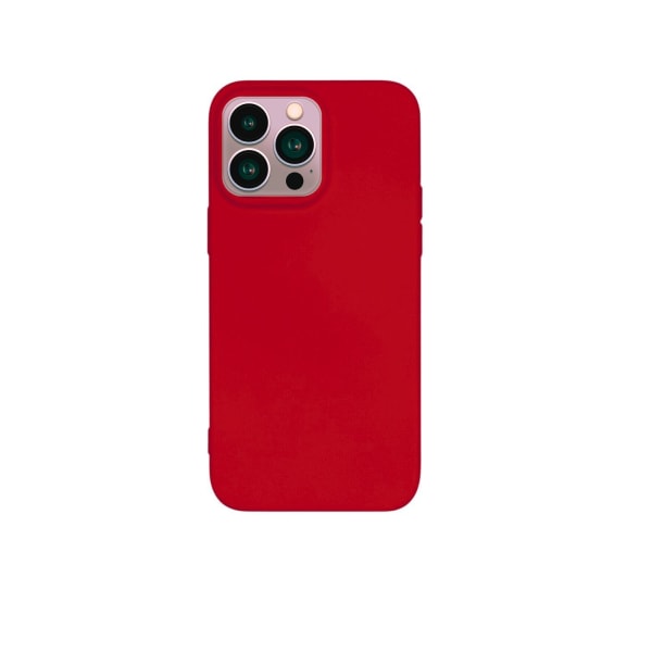 Silikonskal till iPhone 14 Pro Röd