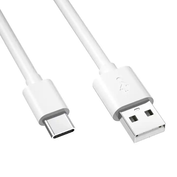 Laddkabel USB-A - USB-C Fast Charge 1m - Vit