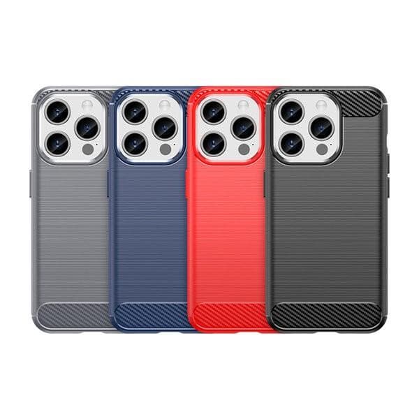 Carbon Case Skal iPhone 15 Pro - Svart