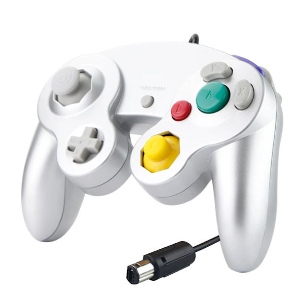 Handkontroll Kompatibel med Nintendo GameCube / Wii Silver