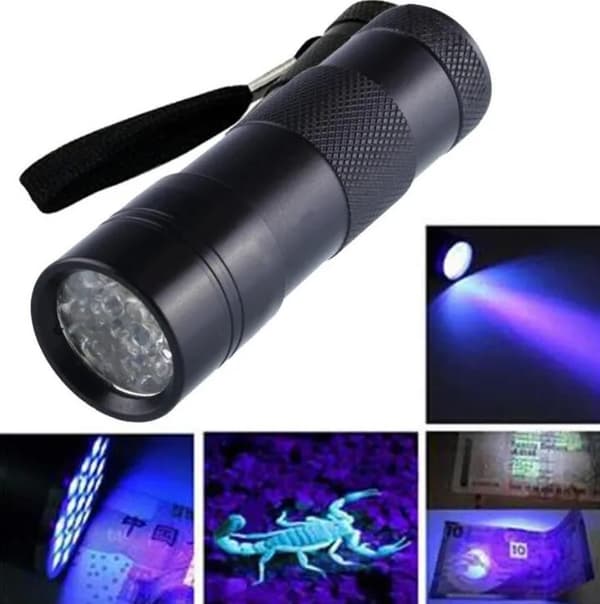 Ficklampa LED UV-Lampa 2-pack