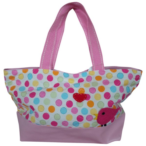 Väska till barn med färgglada prickar flerfärg a6eb | Fyndiq