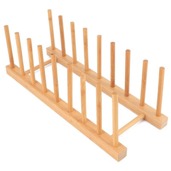 Bambu Diskställ Tallrikshållare Köksskåp