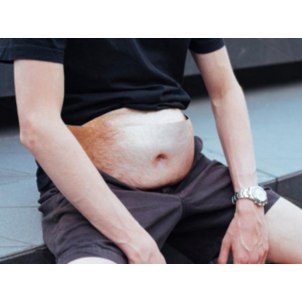 Dad Bod Ölmage / Magväska Beige one size beige