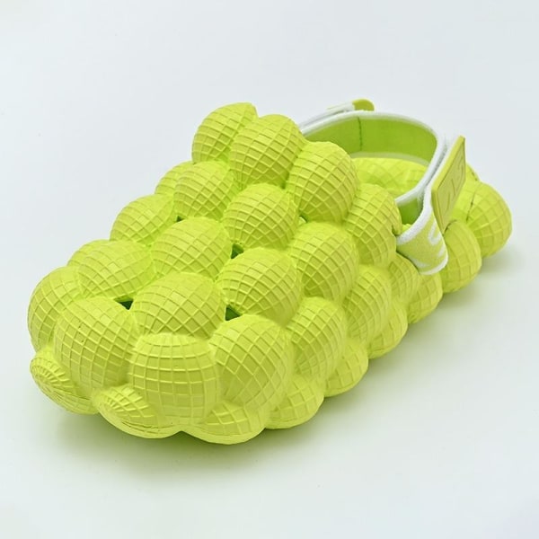 mjuka tofflor slider sandaler skor foppatofflor barntofflor fopp citrongrönt 27/28 sitruunan vihreä