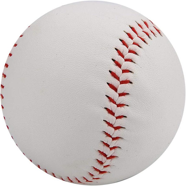 Professionell baseboll, handsydd PVC-baseboll i mjukt skum för vuxna ungdomsträning Professionell basebollspel (2 delar)