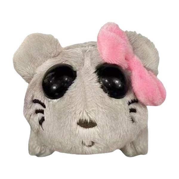 Sorglig hamster plyschleksak, sorglig hamster meme plysch med inbyggt fioljud - plyschdjur för barn pojkar flickor