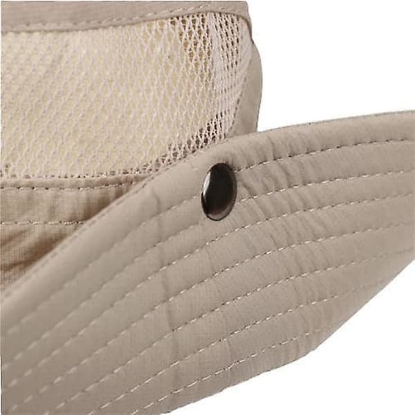 Dam solhatt Anti-UV Fällbar Bred Brätte Fiskarehatt Solid C