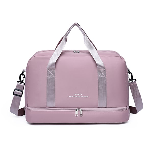Resväskor Sport Gym Bag Weekender Handbagageväska med skofack Handbagageväska för kvinnor och män Purple