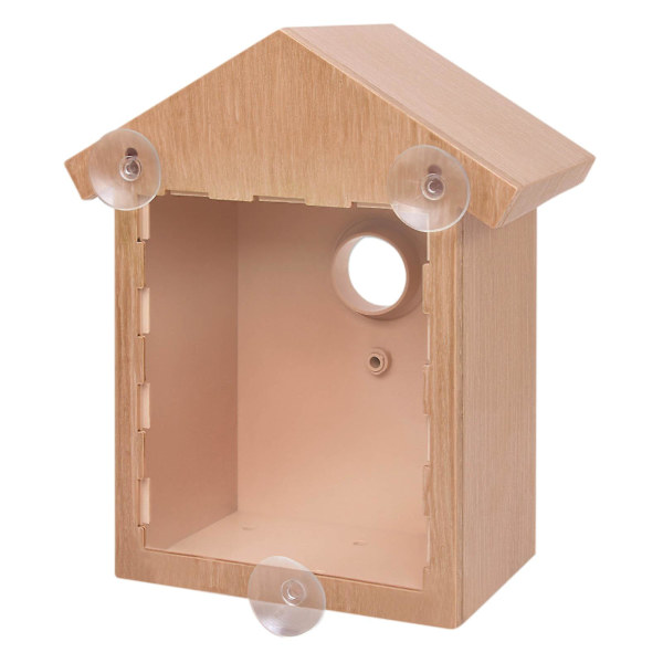 Fönsterfågelmatare med färgsats Fönsterfågelholk Fågelholk med starka sugkoppar Genomskinlig fågelholk för barn My Clear Birdhouse, Clear Birdhouse, Craft