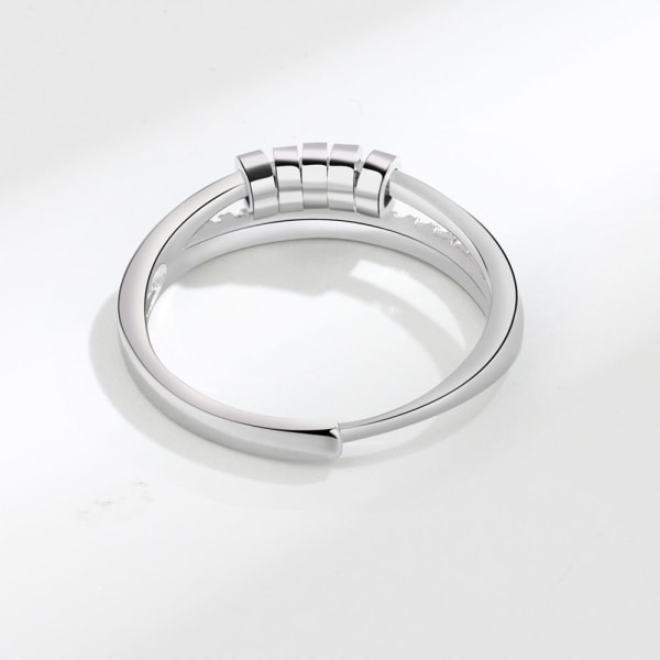 925 Sterling Silver Dam Justerbar Ring