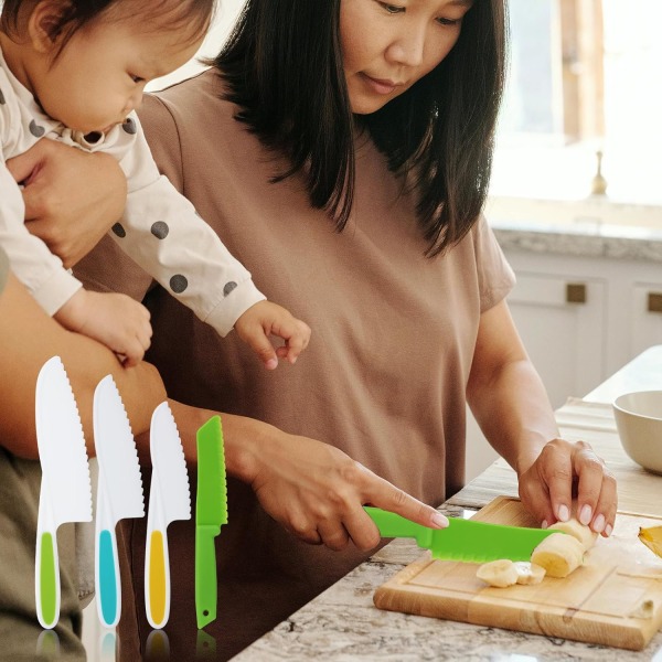 Barn bakning kök kökskniv köksset barnkök köksredskap barn leksa 11 delar set 1